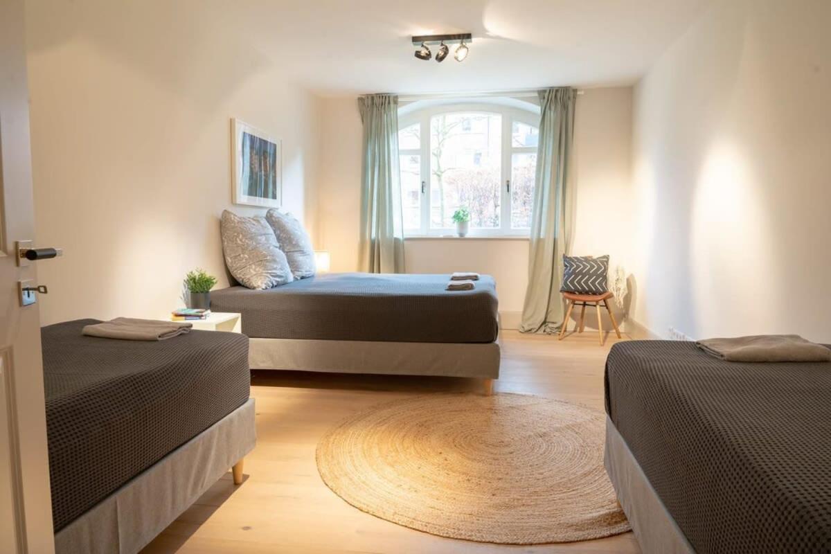Spacious 3-Bedroom Apartment Near Eilbekpark Hamburg Luaran gambar